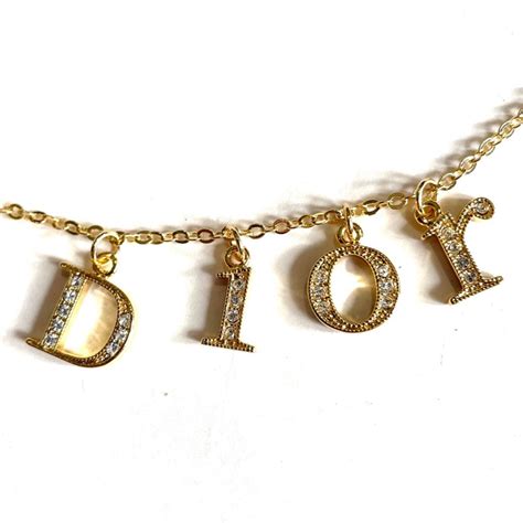 dior diamond necklace price|genuine christian Dior necklace.